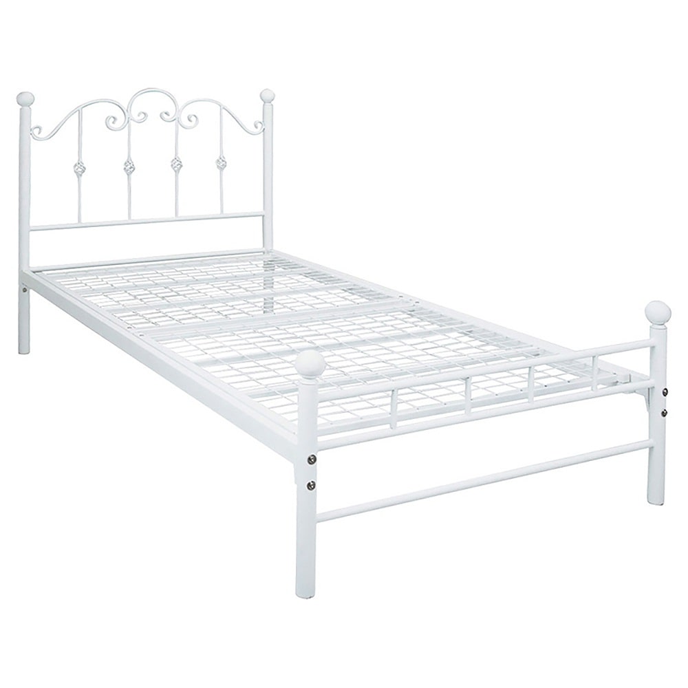 宮武製作所 アイアンベッド Brigitte(シングル) メーカー直送 ▼返品・キャンセル不可【他商品との同時購入不可】