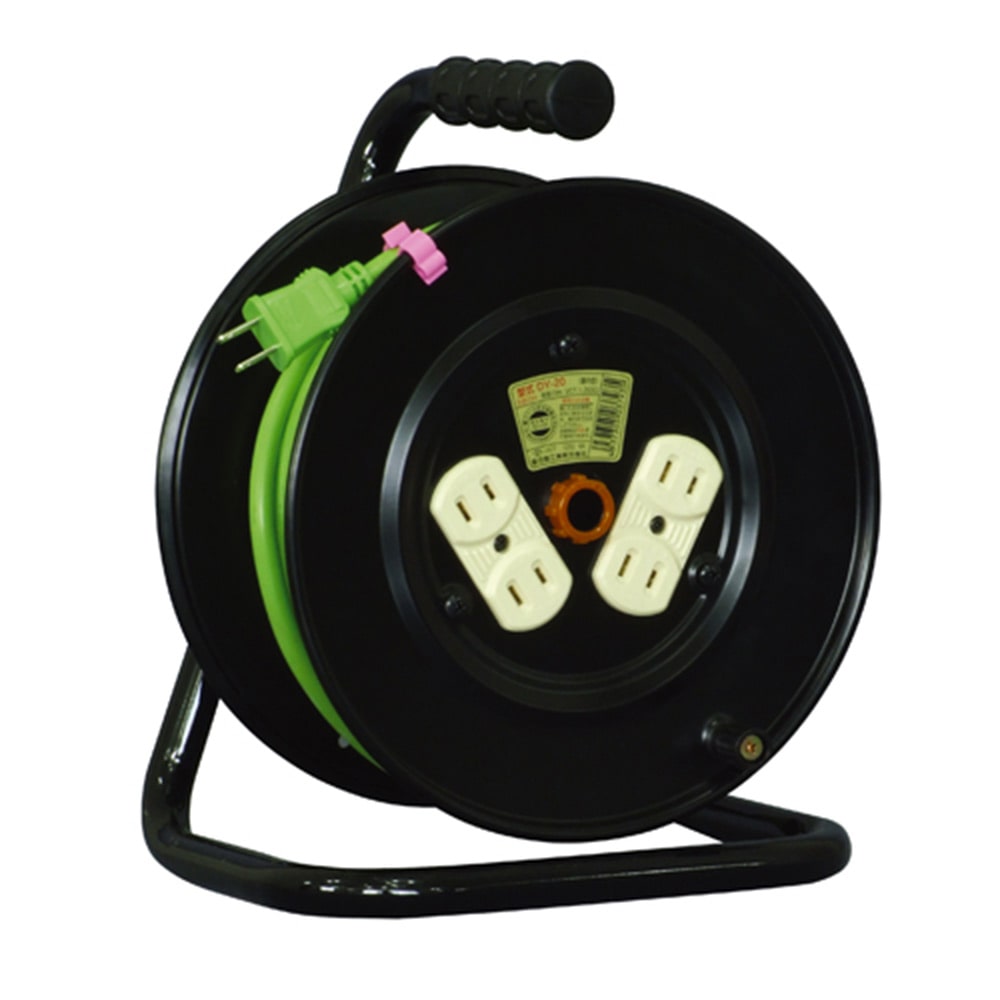 電工ドラム 15A×20m DY-20 メーカー直送 ▼返品・キャンセル不可【他商品との同時購入不可】