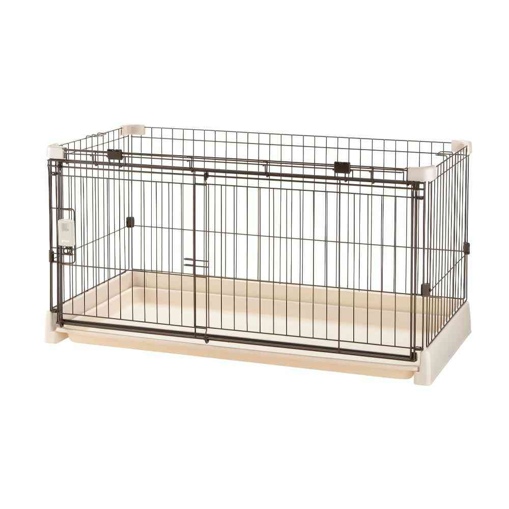 もっとお掃除簡単ペットサークル 120-60 アイボリー メーカー直送▼返品・キャンセル不可【他商品との同時購入不可】