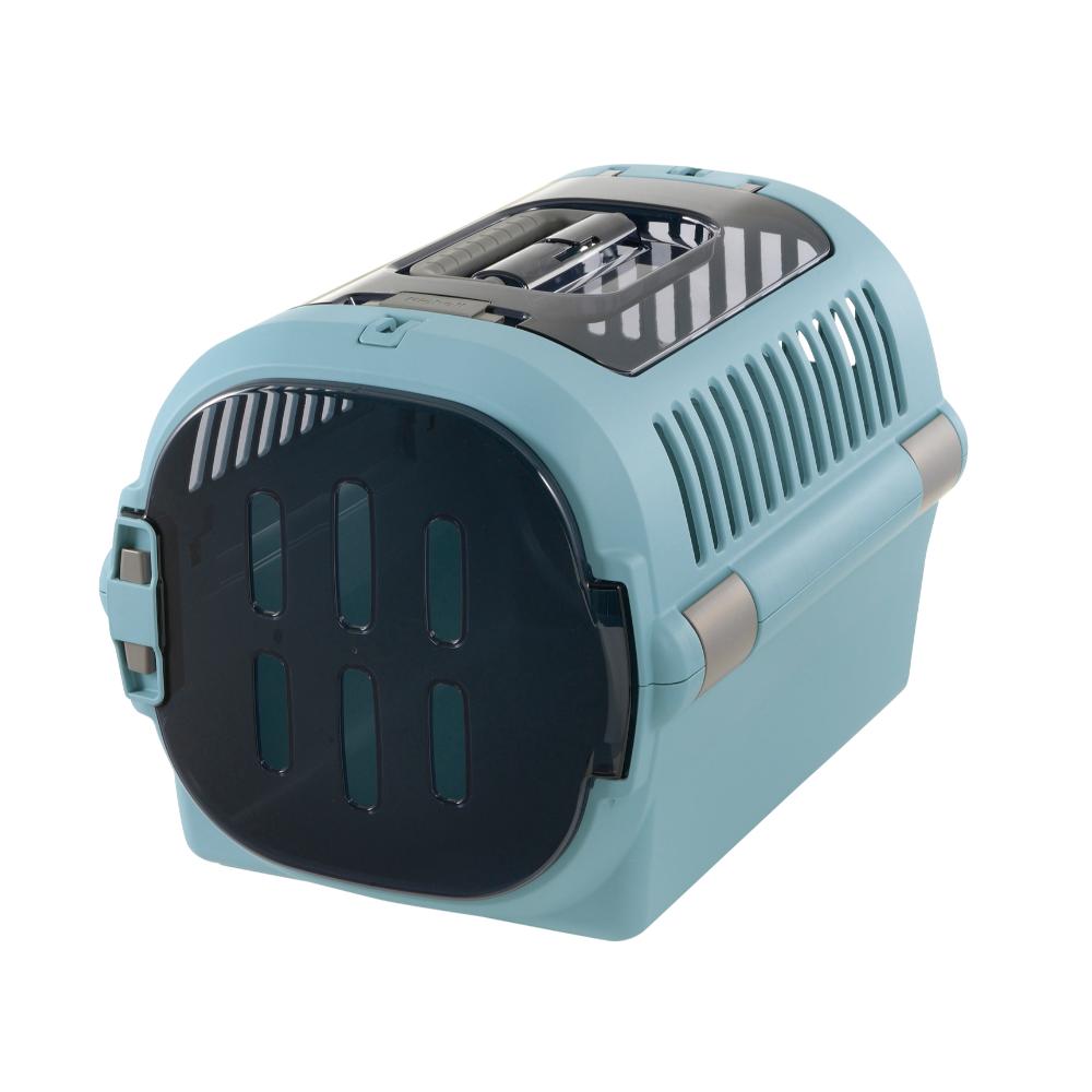 キャンピングキャリーファイン ダブルドア M ブルー メーカー直送▼返品・キャンセル不可【他商品との同時購入不可】