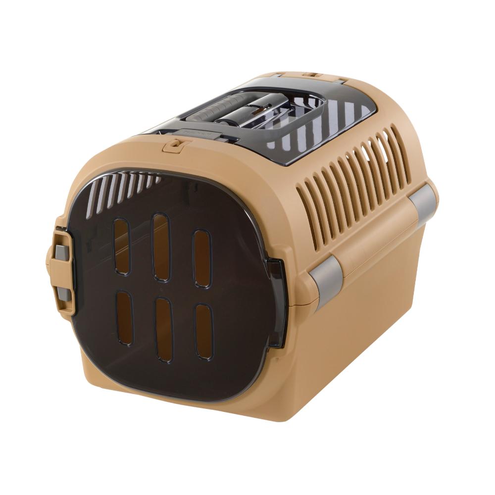 キャンピングキャリーファイン ダブルドア M ブラウン メーカー直送▼返品・キャンセル不可【他商品との同時購入不可】