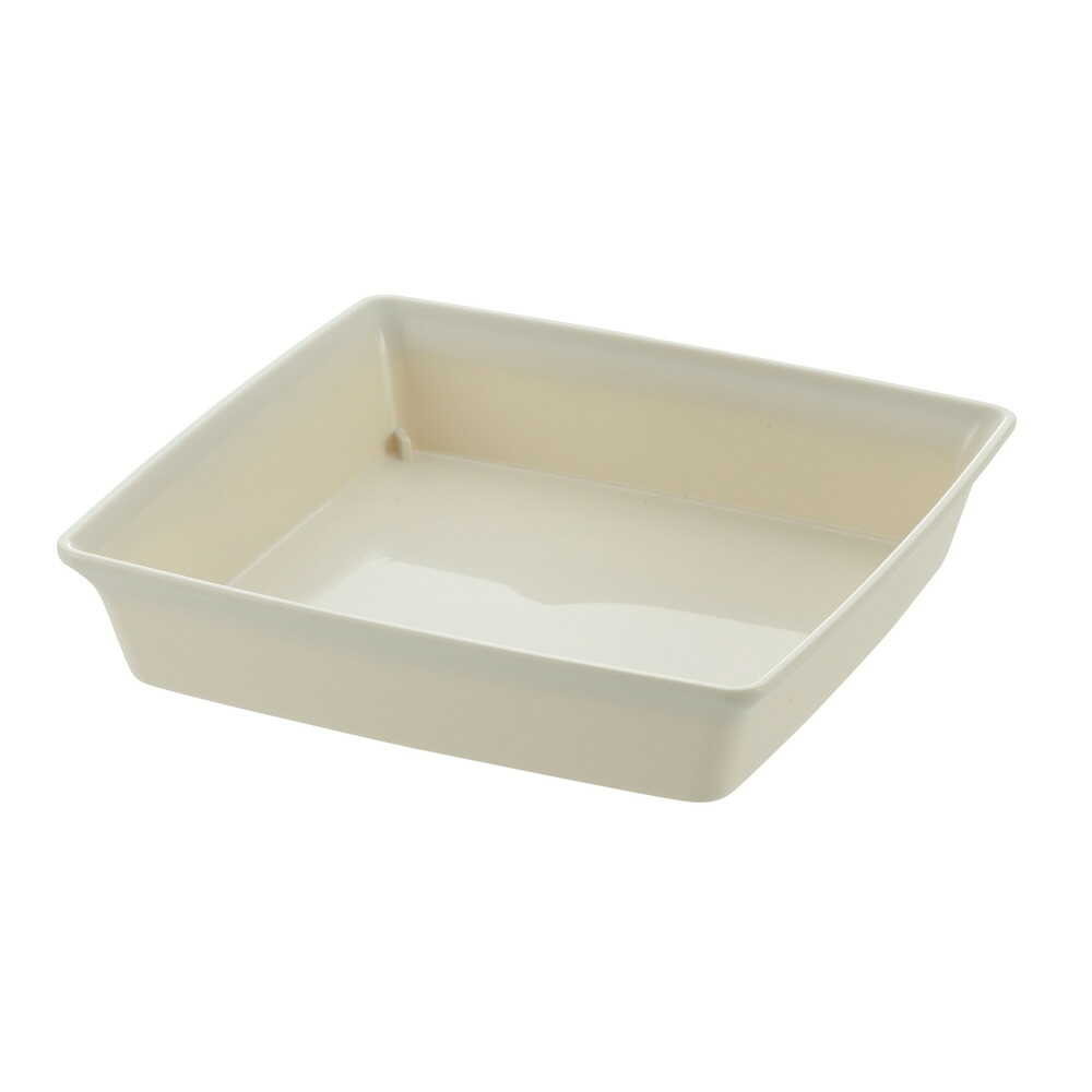 リッチェル フォーレ スクエアプレート ホワイト