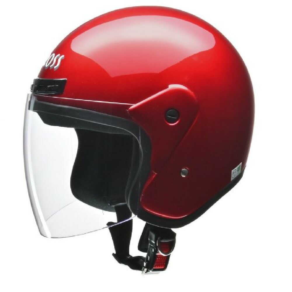 リ-ド工業 CROSS ジェットヘルメット キャンディレッド フリ- CR720CRE