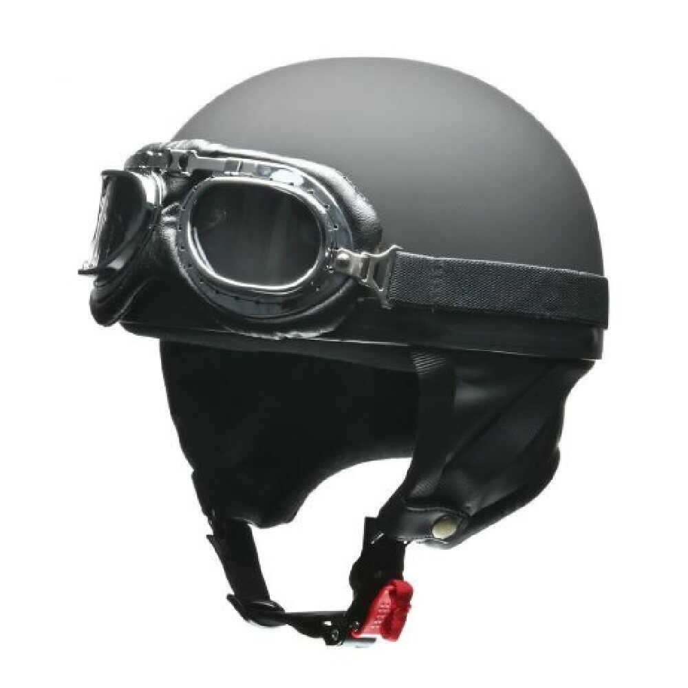 リ-ド工業 ビンテ-ジヘルメット マットブラック フリ- CR750MATBK