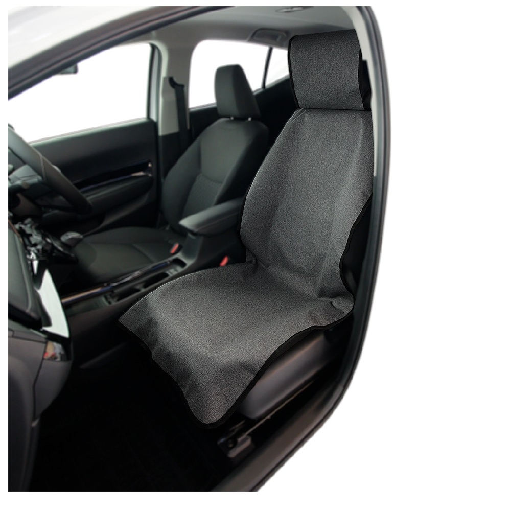 錦産業 シートカバー 防水デニム ブラック BO2851