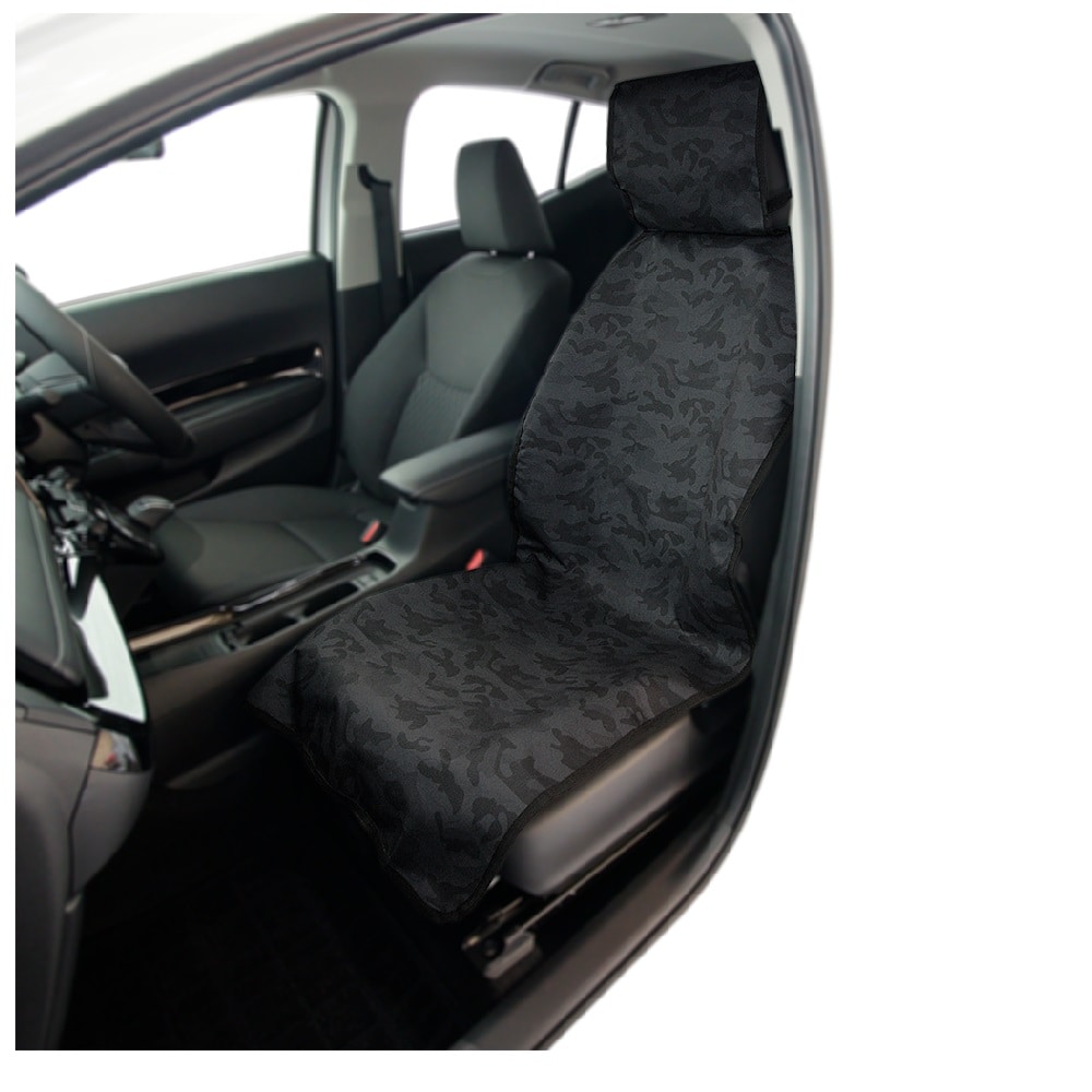 錦産業 シートカバー 防水迷彩 ブラック BO2855