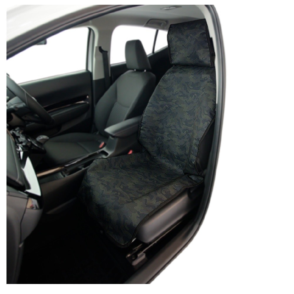 錦産業 シートカバー 防水迷彩 オリーブ BO2856