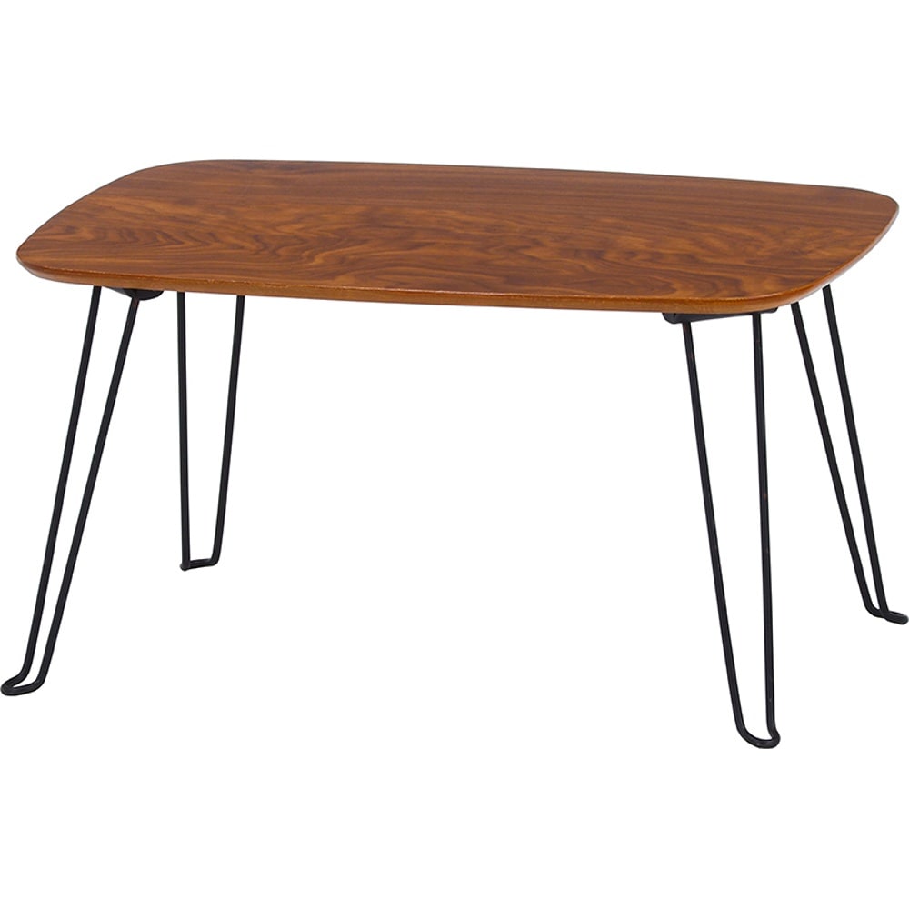 折れ脚ローテーブル トロン 6040MBR 10494 メーカー直送 ▼返品・キャンセル不可【他商品との同時購入不可】