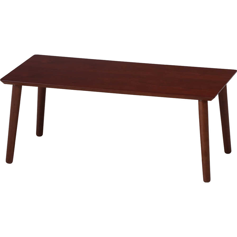 突板ローテーブル 8040BR 10864 メーカー直送 ▼返品・キャンセル不可【他商品との同時購入不可】