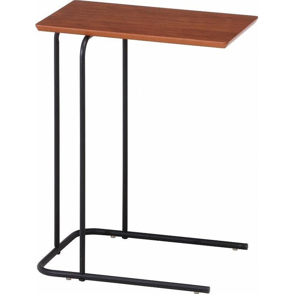 突板サイドテーブル 12519 メーカー直送 ▼返品・キャンセル不可【他商品との同時購入不可】