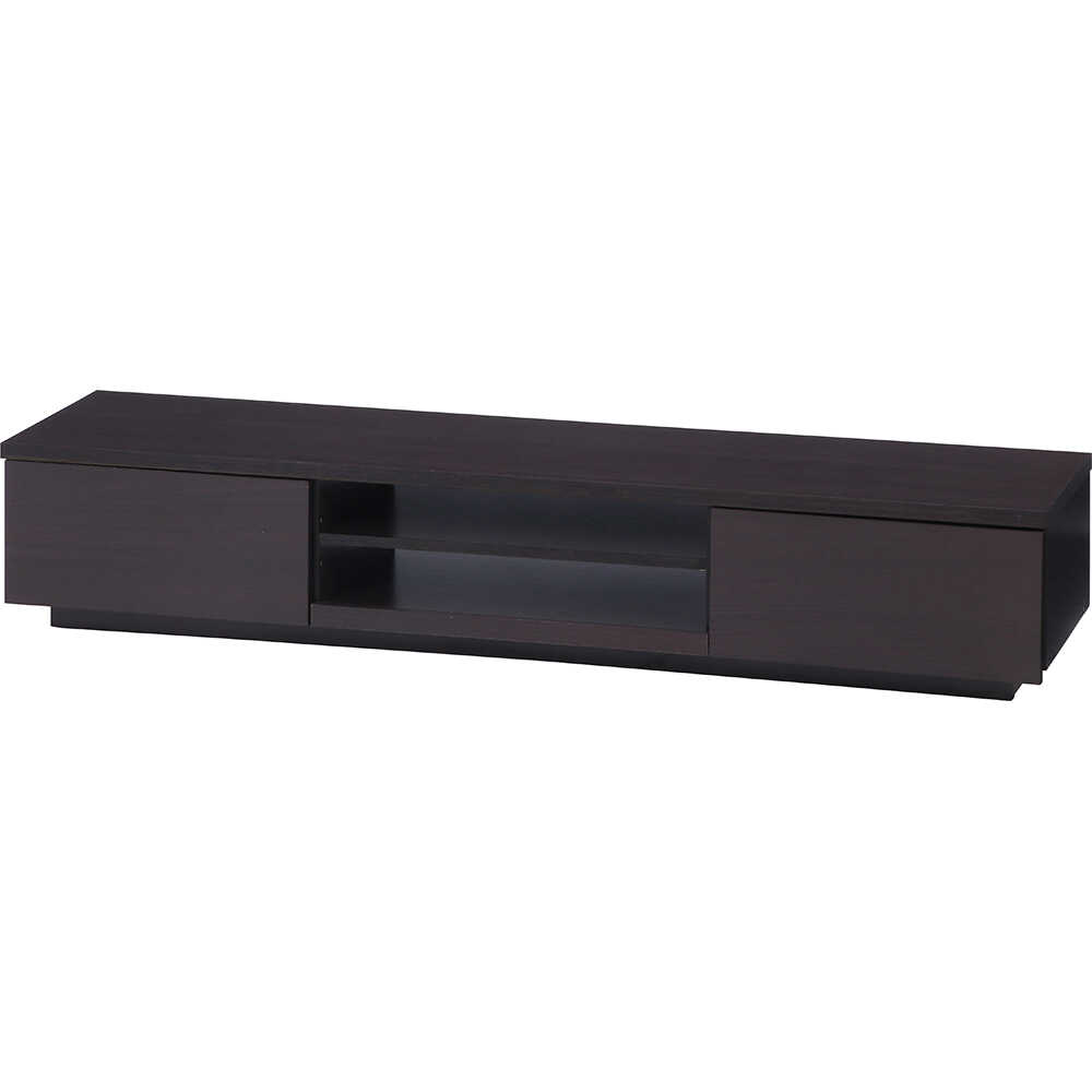 TVボード 150幅 ブラウン 99265 メーカー直送 ▼返品・キャンセル不可【他商品との同時購入不可】