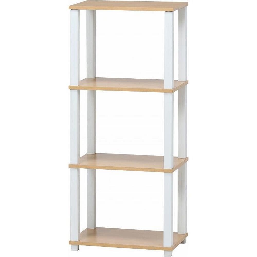 フィット 4段ラック NA×WH 99774 メーカー直送 ▼返品・キャンセル不可【他商品との同時購入不可】