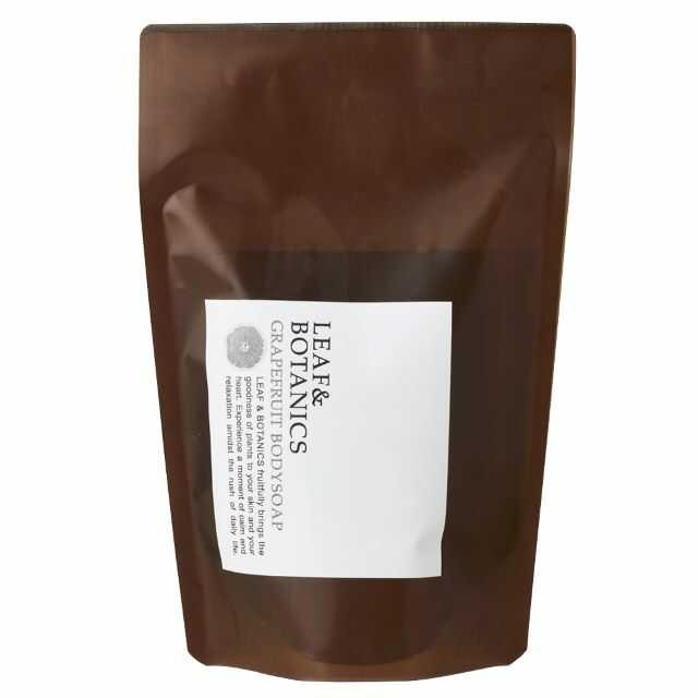 松山油脂 リーフ&ボタニクス ボディソープ グレープフルーツ 詰め替え 370ml