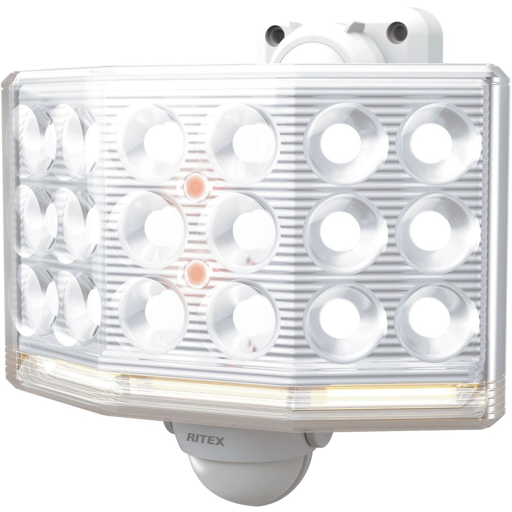 18W ワイド フリーアーム式 センサーライト LEDAC1018 メーカー直送 ▼返品・キャンセル不可【他商品との同時購入不可】