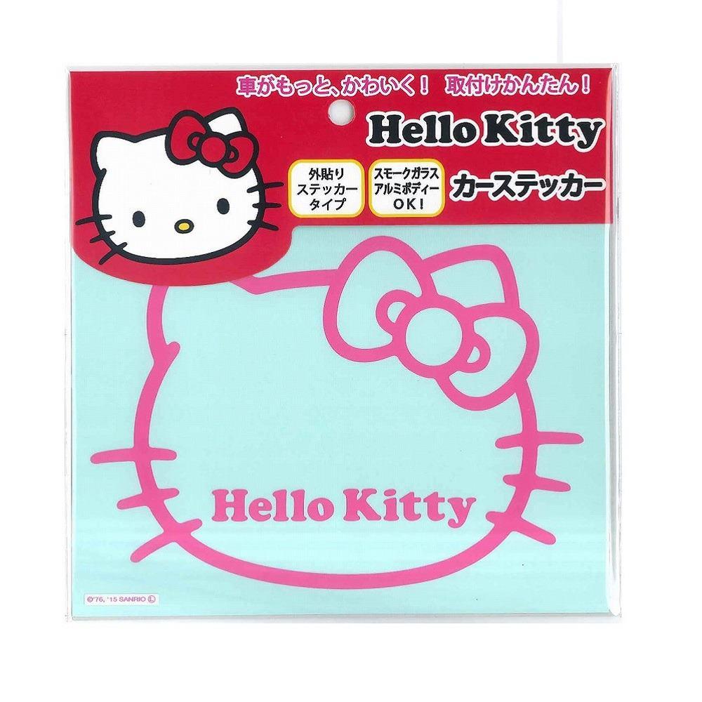 東洋マーク ハローキティラインカーステッカーSピンク