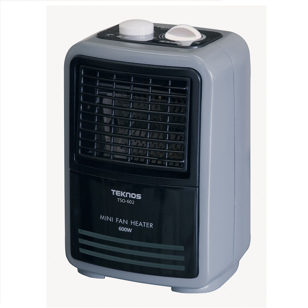 TSO-604 ミニファンヒーター(温調付)600W メーカー直送 ▼返品・キャンセル不可【他商品との同時購入不可】