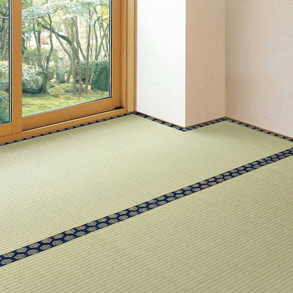 フリーカット裏付 い草カーペット みすず 江戸間4.5畳 メーカー直送 ▼返品・キャンセル不可【他商品との同時購入不可】