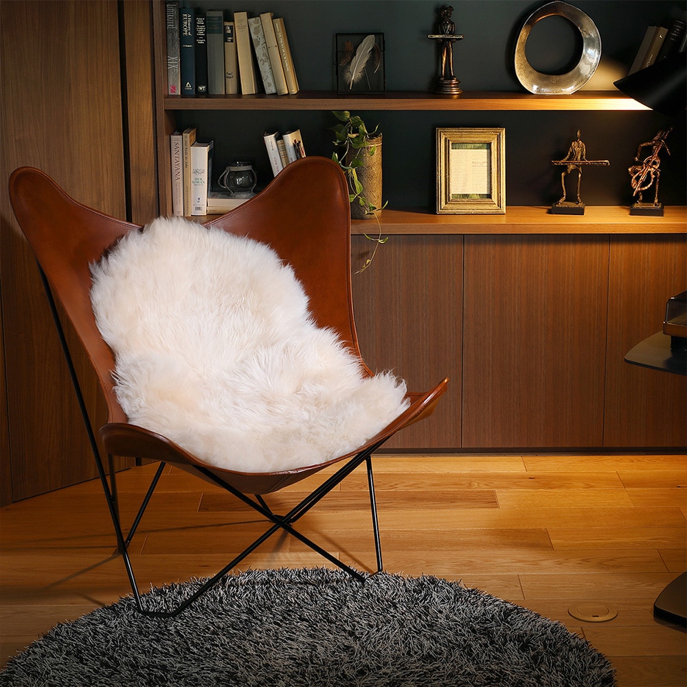 可愛い ムートンフリース 60x90cm M-511 ベージュ メーカー直送 ▼返品・キャンセル不可【他商品との同時購入不可】