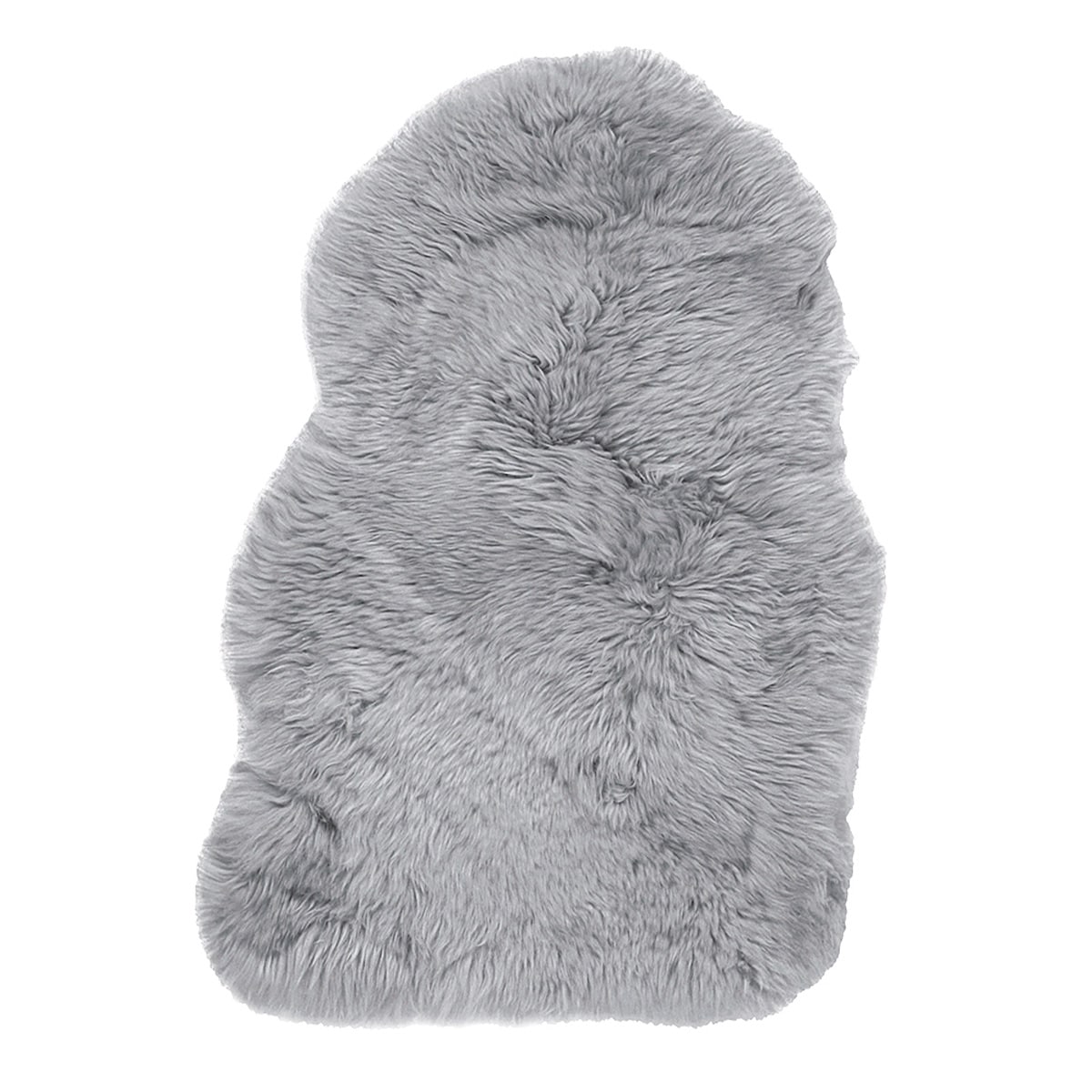 可愛い ムートンフリース 60x90cm M-511 グレー メーカー直送 ▼返品・キャンセル不可【他商品との同時購入不可】