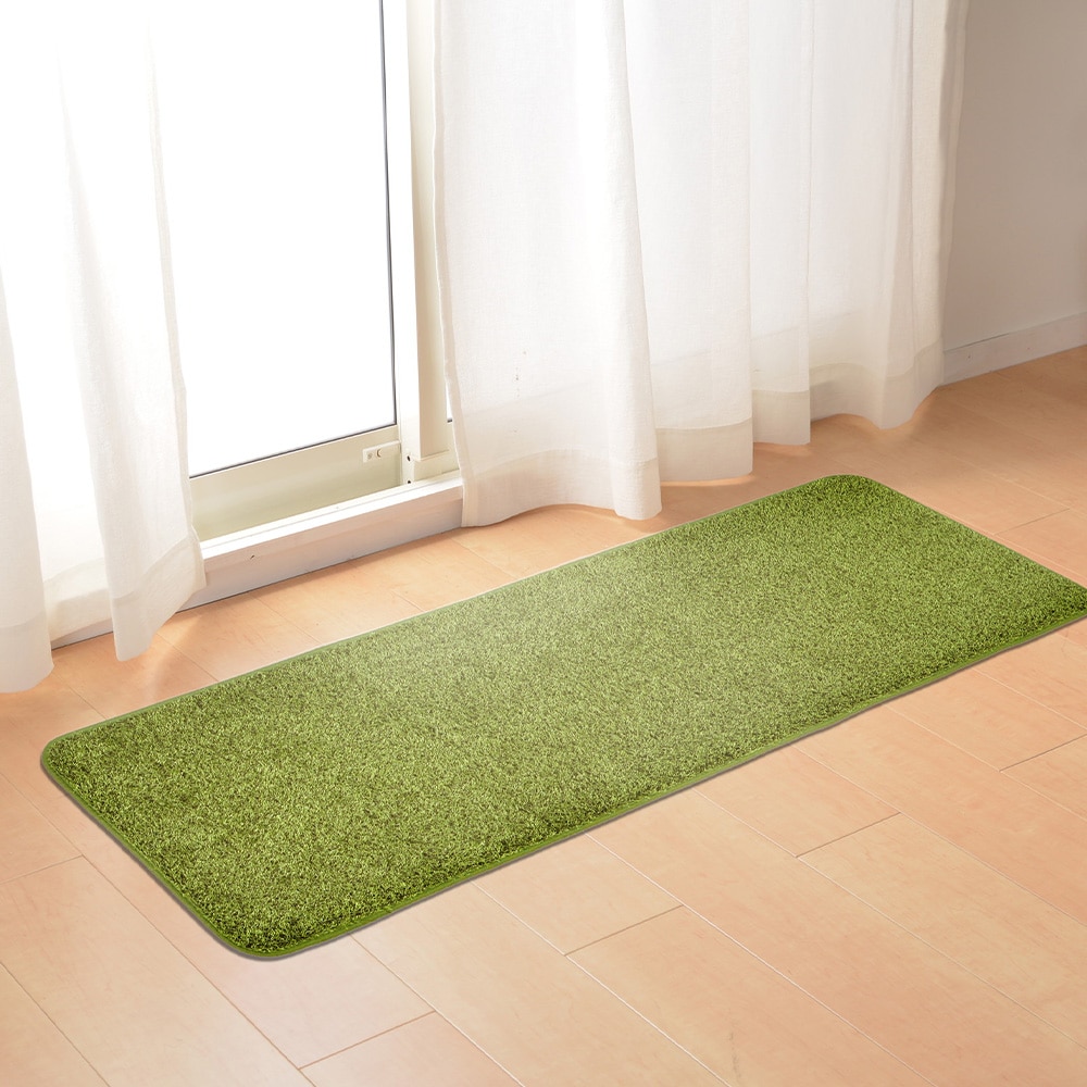 リアル芝生風のやわらかマット シーヴァ 45×120 メーカー直送▼返品・キャンセル不可【他商品との同時購入不可】