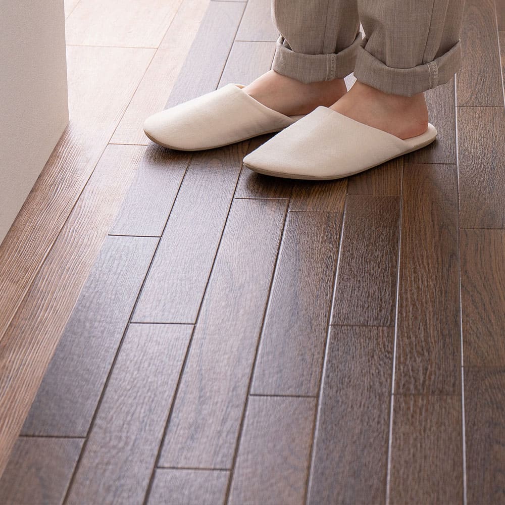 水拭きできるクッションフロア ダーク 90×150 メーカー直送 ▼返品・キャンセル不可【他商品との同時購入】