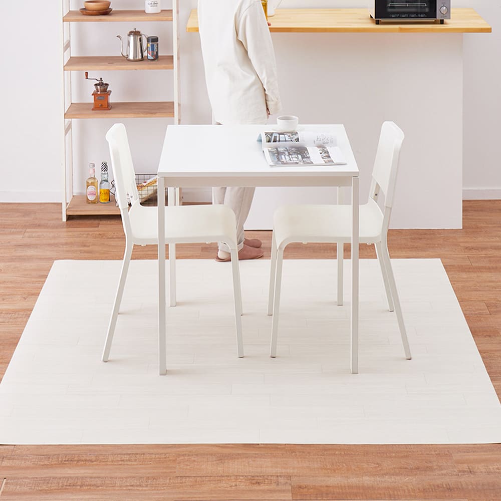 水拭きできるクッションフロア クリーム 182×260 メーカー直送 ▼返品・キャンセル不可【他商品との同時購入】