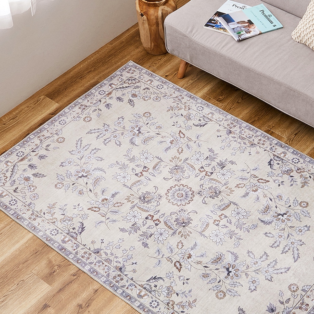 ソフトフランネルラグ レーナ 190×240cmベージュ メーカー直送▼返品・キャンセル不可【他商品との同時購入不可】