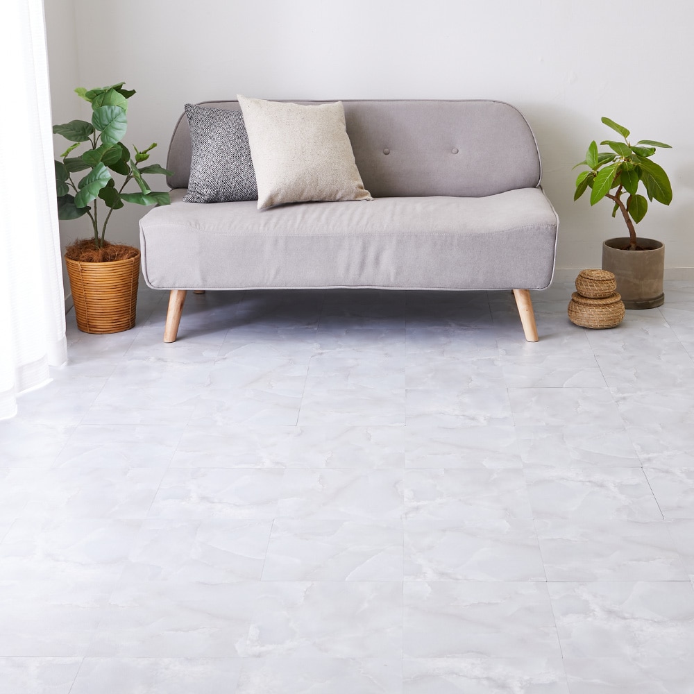 貼ってはがせる ストーン調フロアタイル メーカー直送 ▼ 返品・キャンセル不可【他商品との同時購入不可】