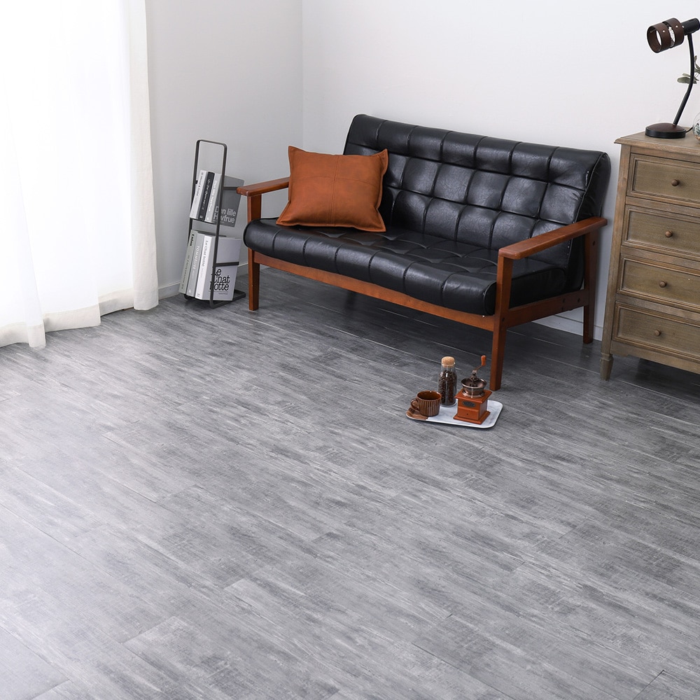 貼ってはがせる ウッド調フロアタイル メーカー直送 ▼ 返品・キャンセル不可【他商品との同時購入不可】