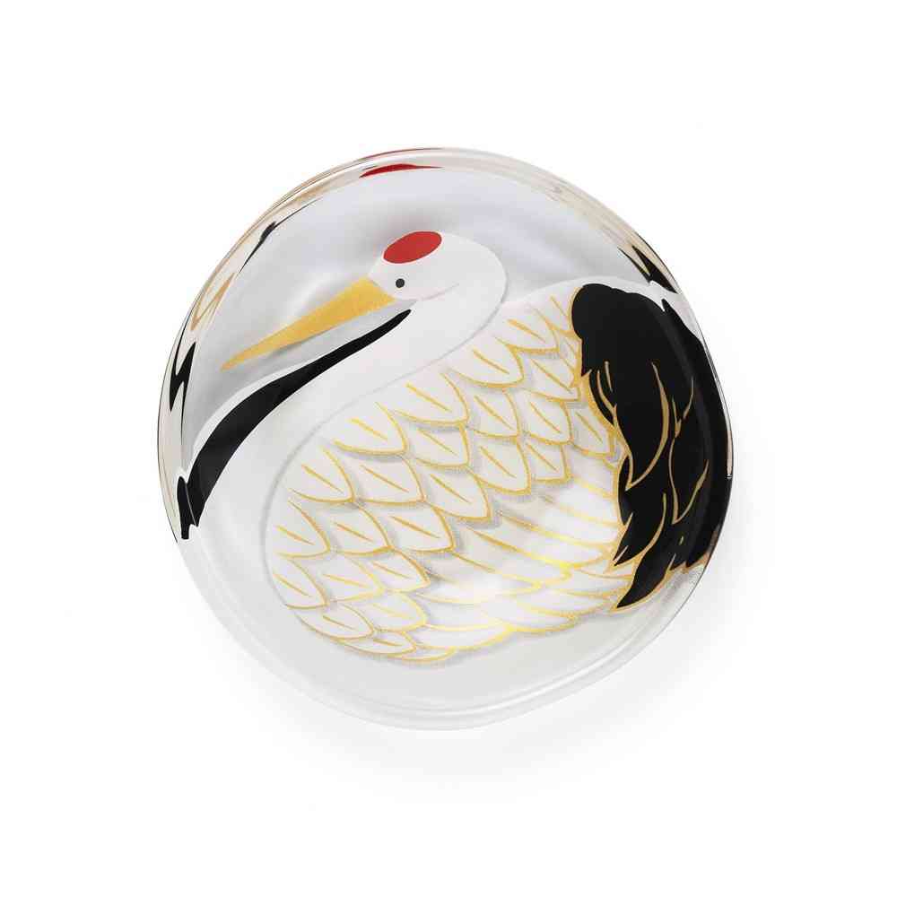 アデリア めでたmono 福寿 豆皿 鶴 1個