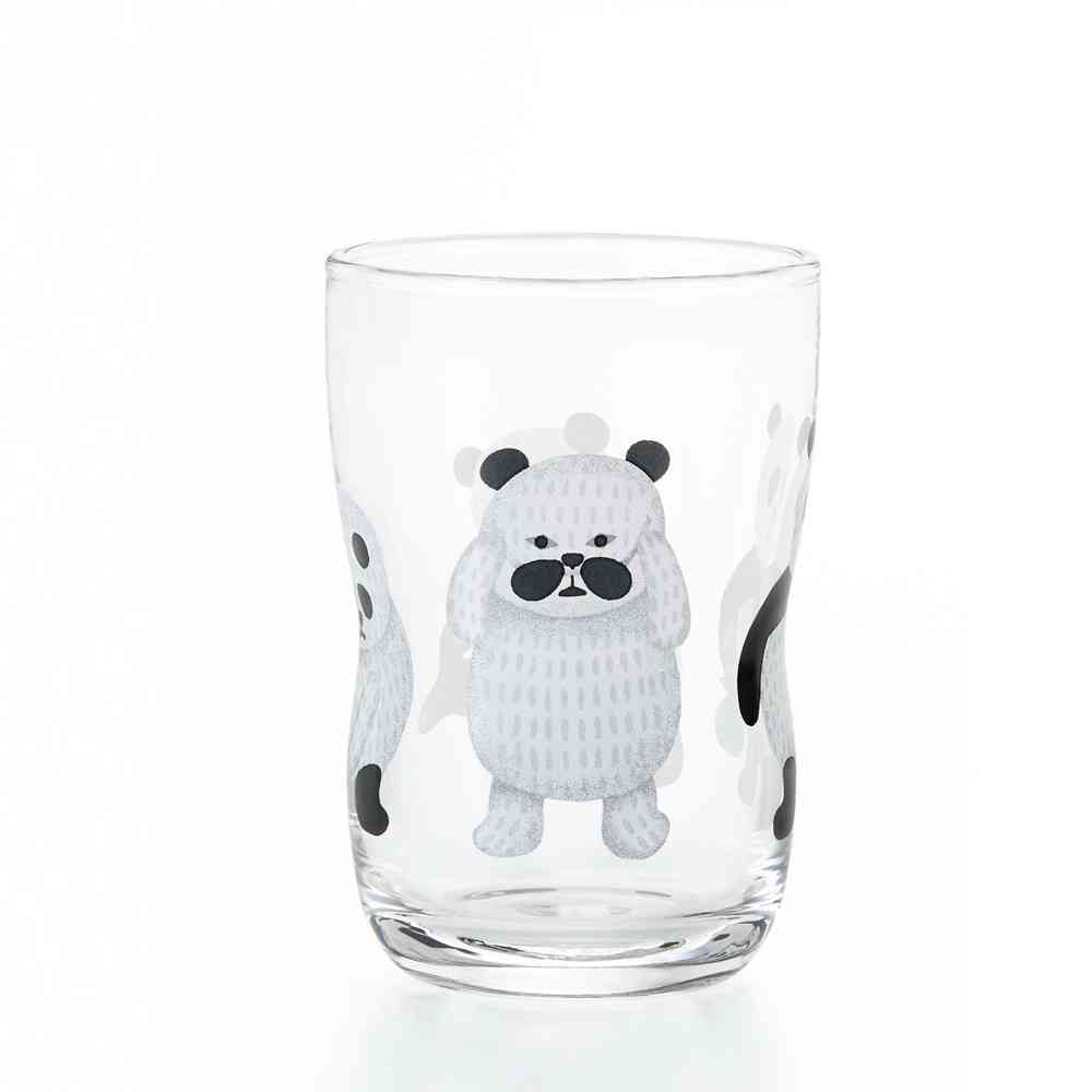 アデリア つよいこグラスM パンダ銭湯 1個