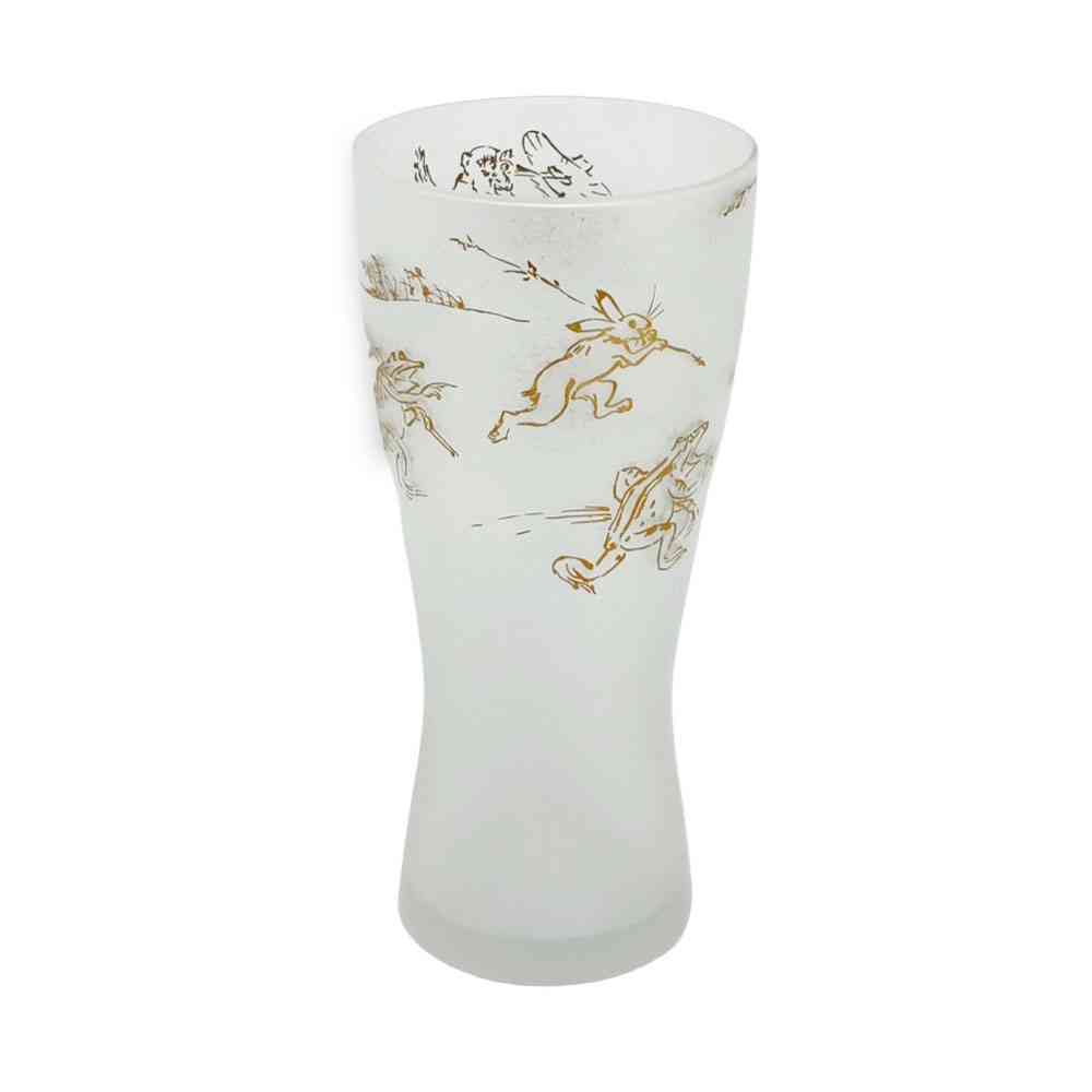 アデリア 泡づくりプレミアム鳥獣戯画ビアグラスM 1個