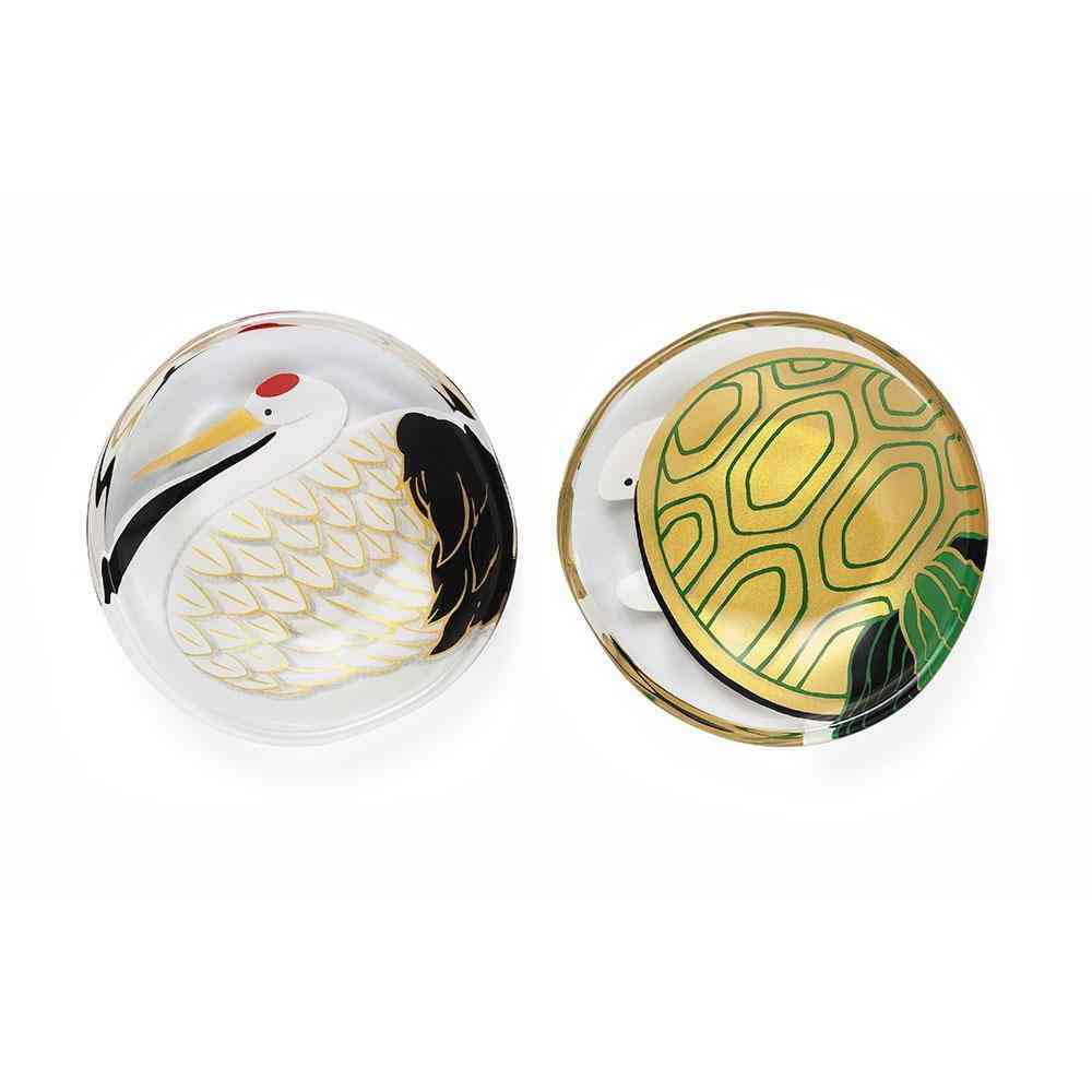 アデリア めでたmono 福寿 豆皿 鶴亀セット 豆皿×2枚