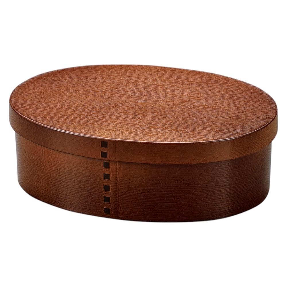 たつみや わっぱ一段弁当 大 ライトブラウン 抗菌