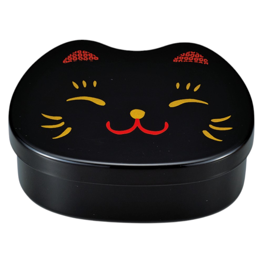 たつみや 顔のお弁当 黒猫