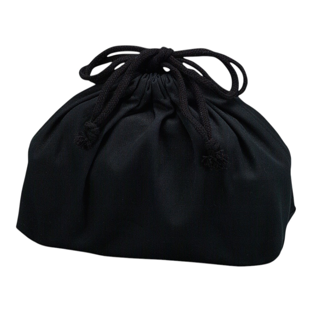 たつみや 細長巾着袋 メンズ 黒 3871