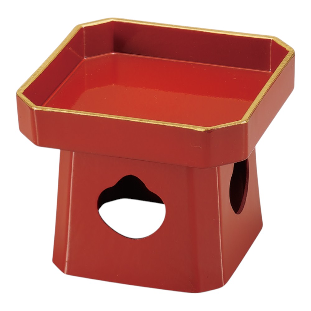 たつみや ミニ三方 朱