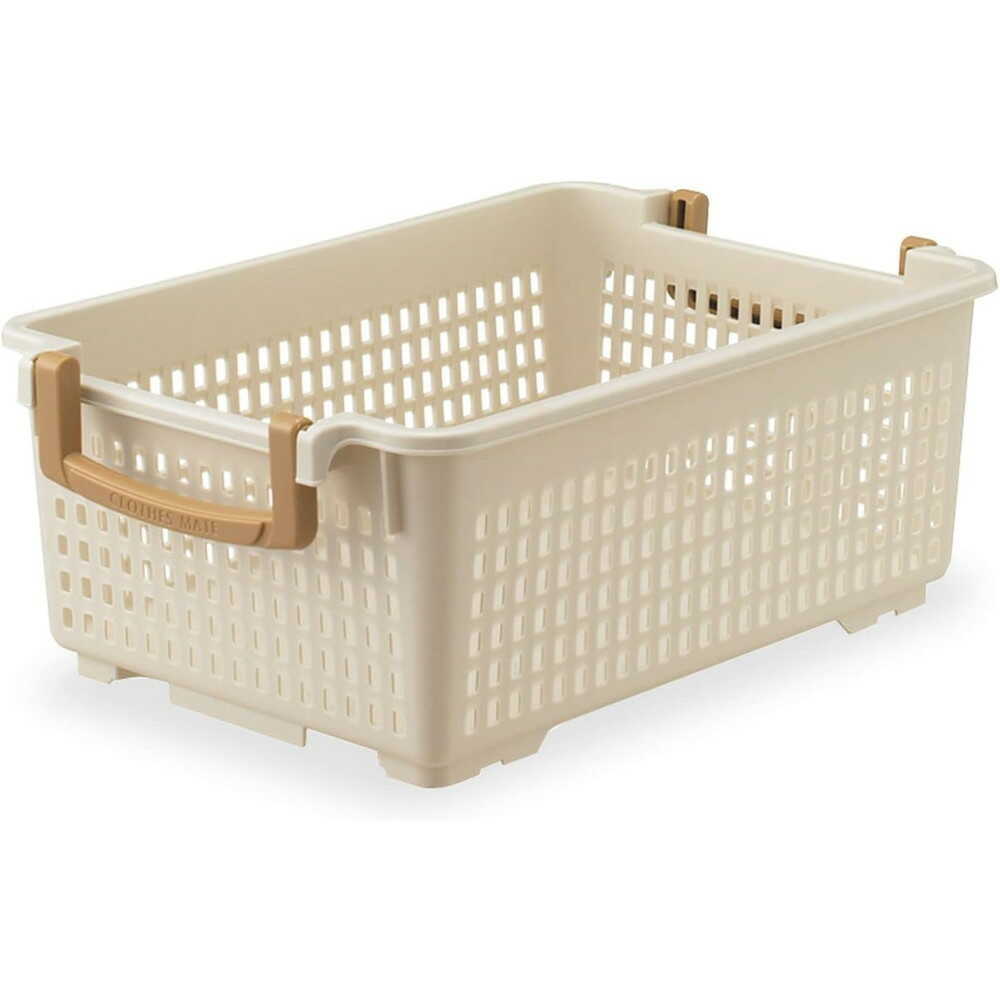 伊勢藤 フリーバスケット S アイボリー