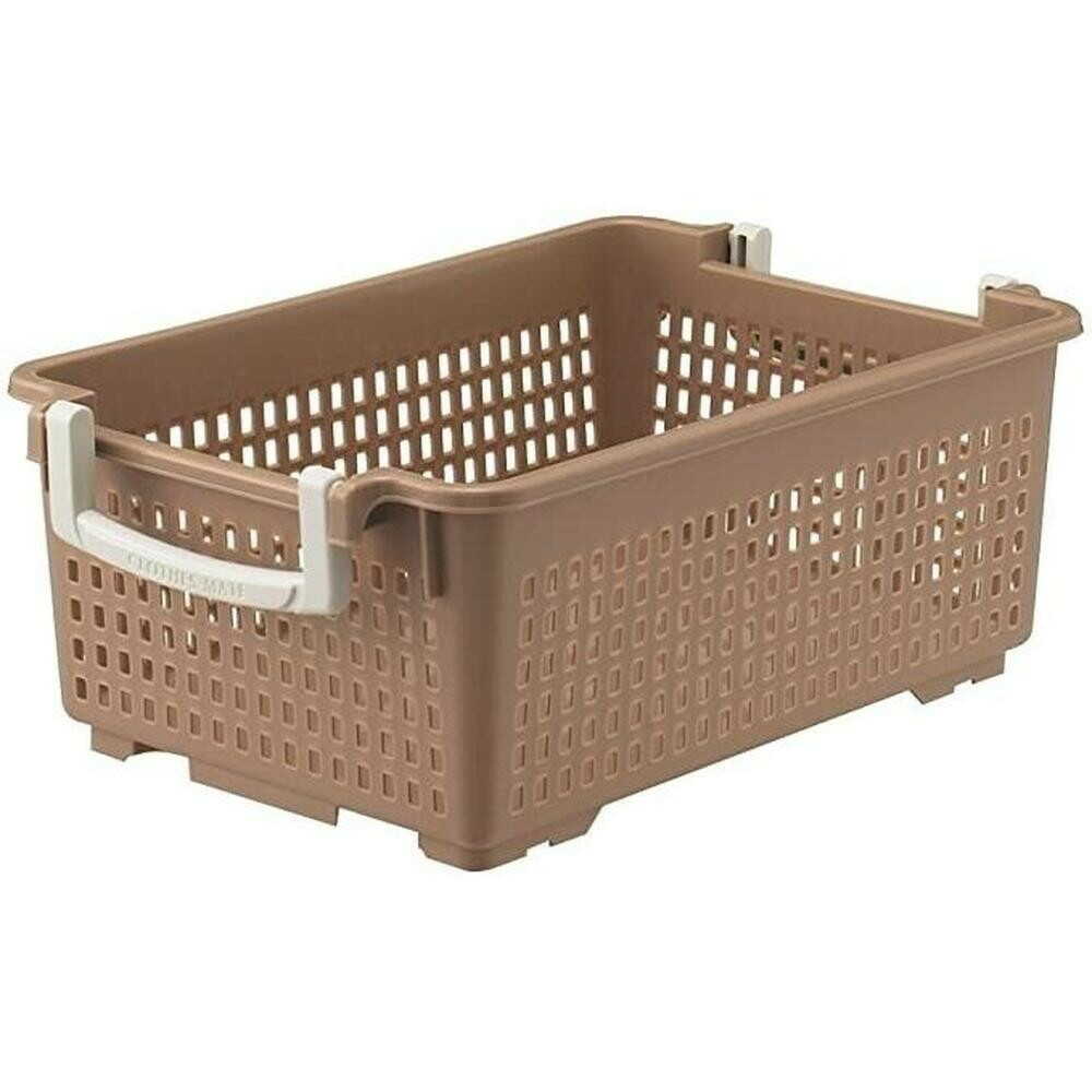 伊勢藤 フリーバスケット S ベージュ