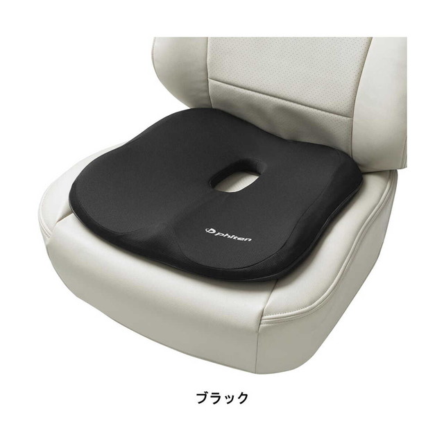 ファイテン44x44cm(穴あきヒップ型)BK