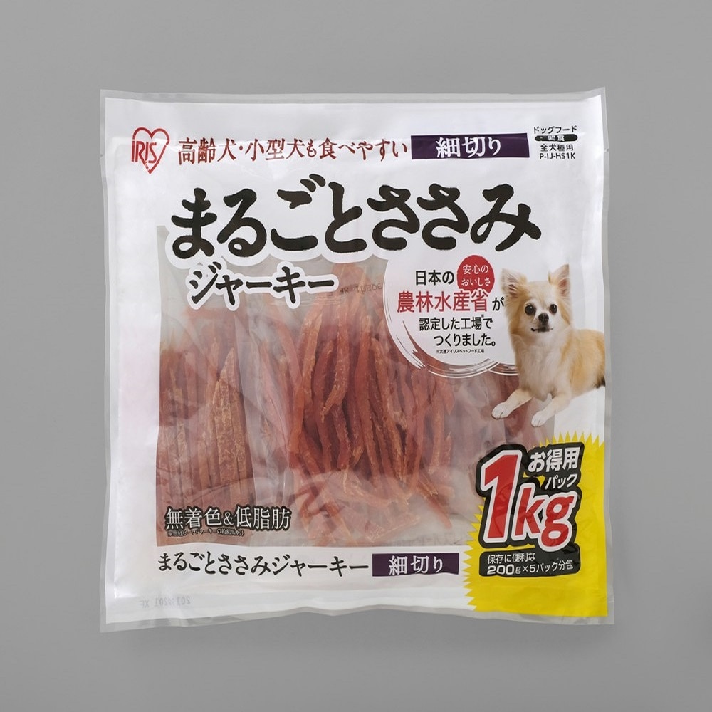 アイリスオーヤマ まるごとささみジャーキー細切り 1kg