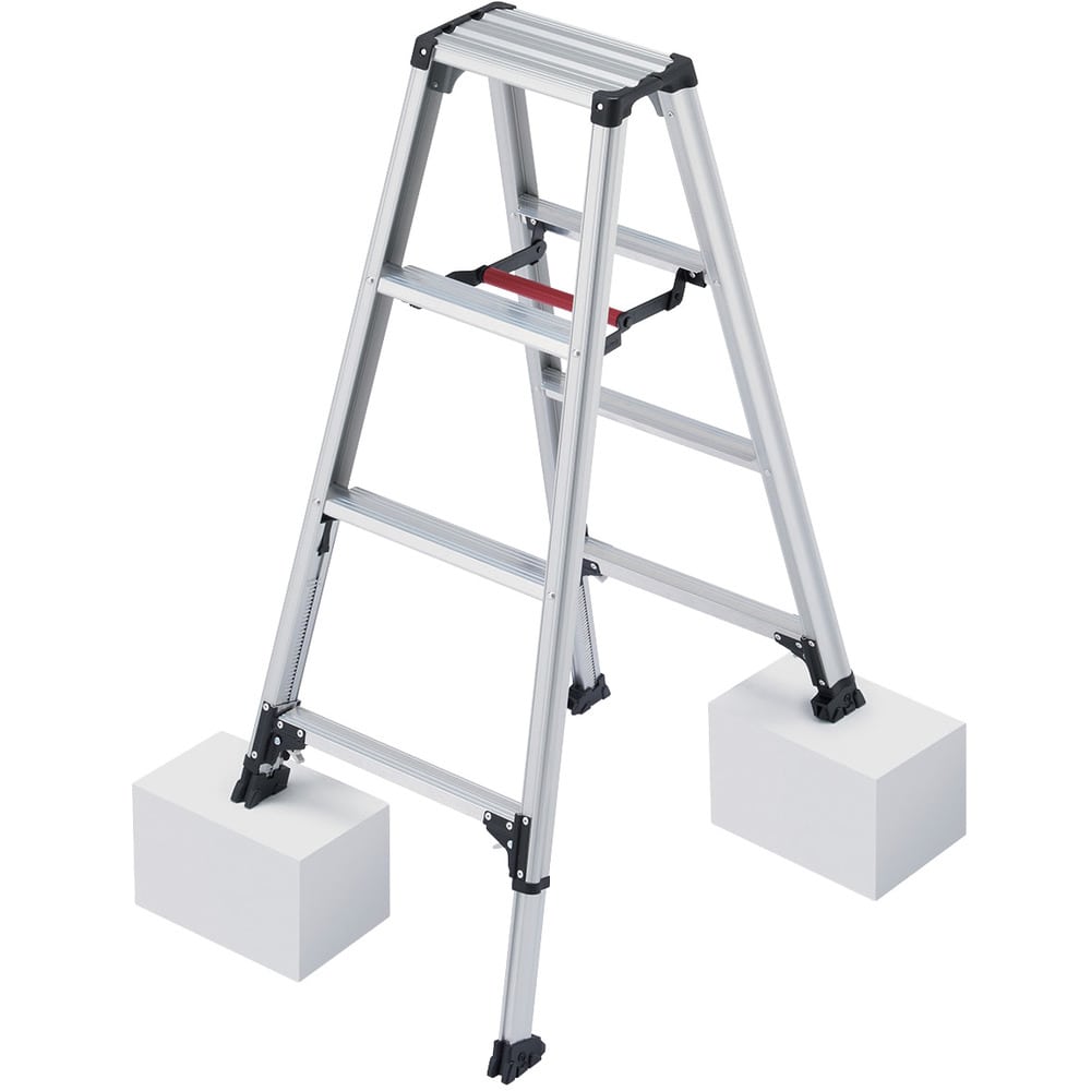 ハセガワ 専用脚立 脚軽 RZS 4段(脚部収縮式) メーカー直送 ▼返品・キャンセル不可【他商品との同時購入不可】