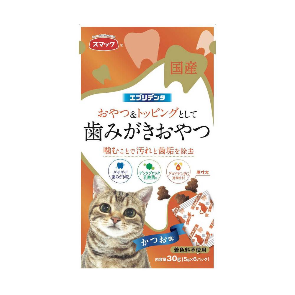 スマック エブリデンタ 猫用 かつお味 30g
