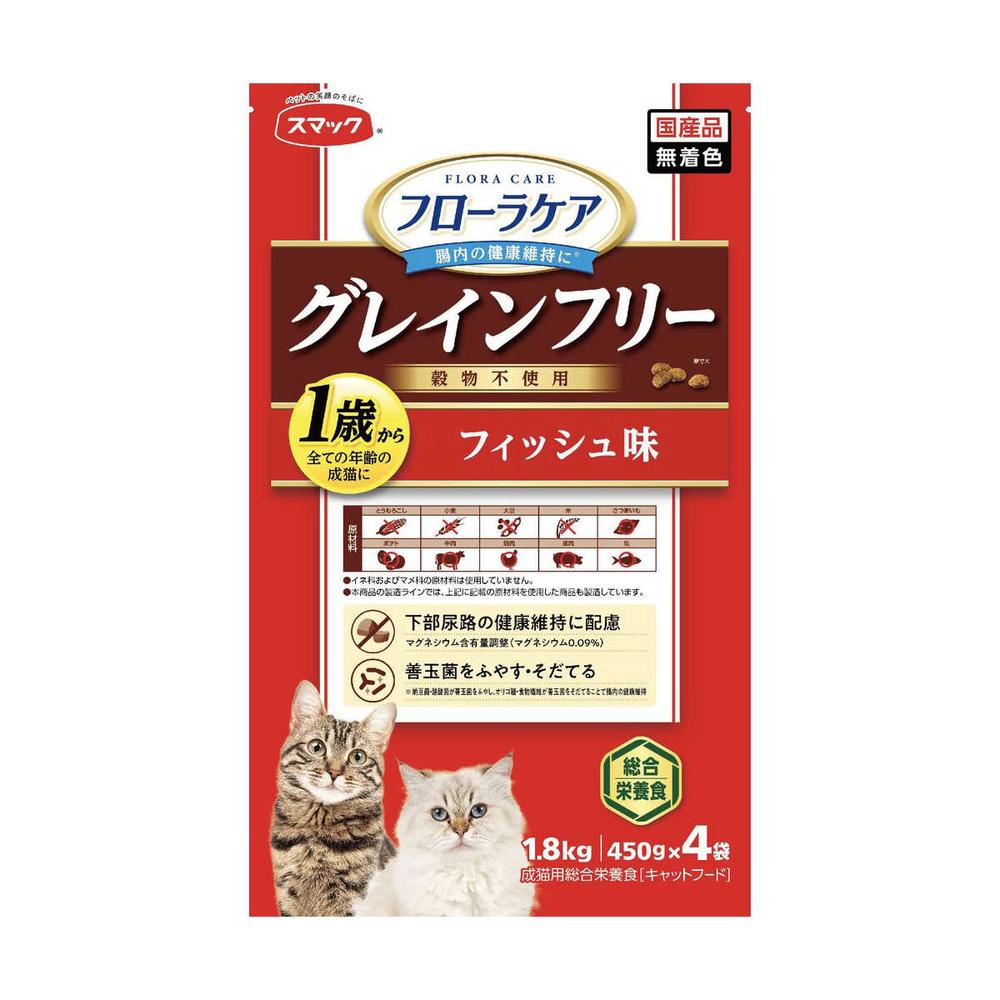 スマック フローラケアCAT フィッシュ味 1.8kg