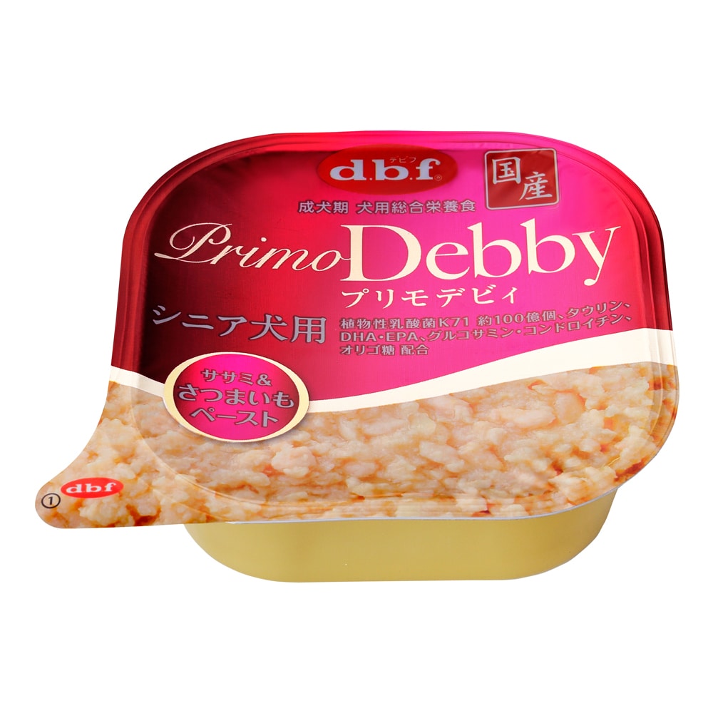 デビフペット プリモデビィ シニア犬 ササミ＆薩摩芋ペースト 95g