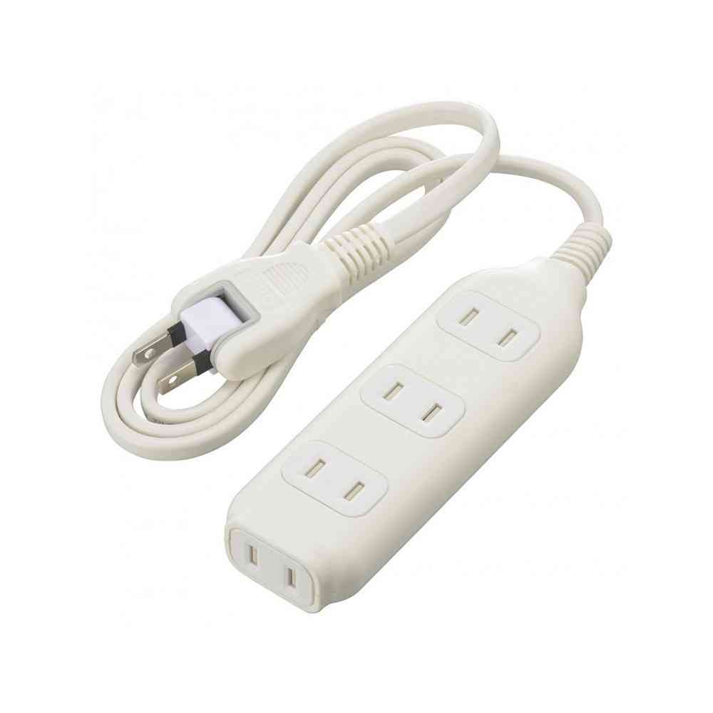 オーム電機 4個口タップ 1m HS-T41W22