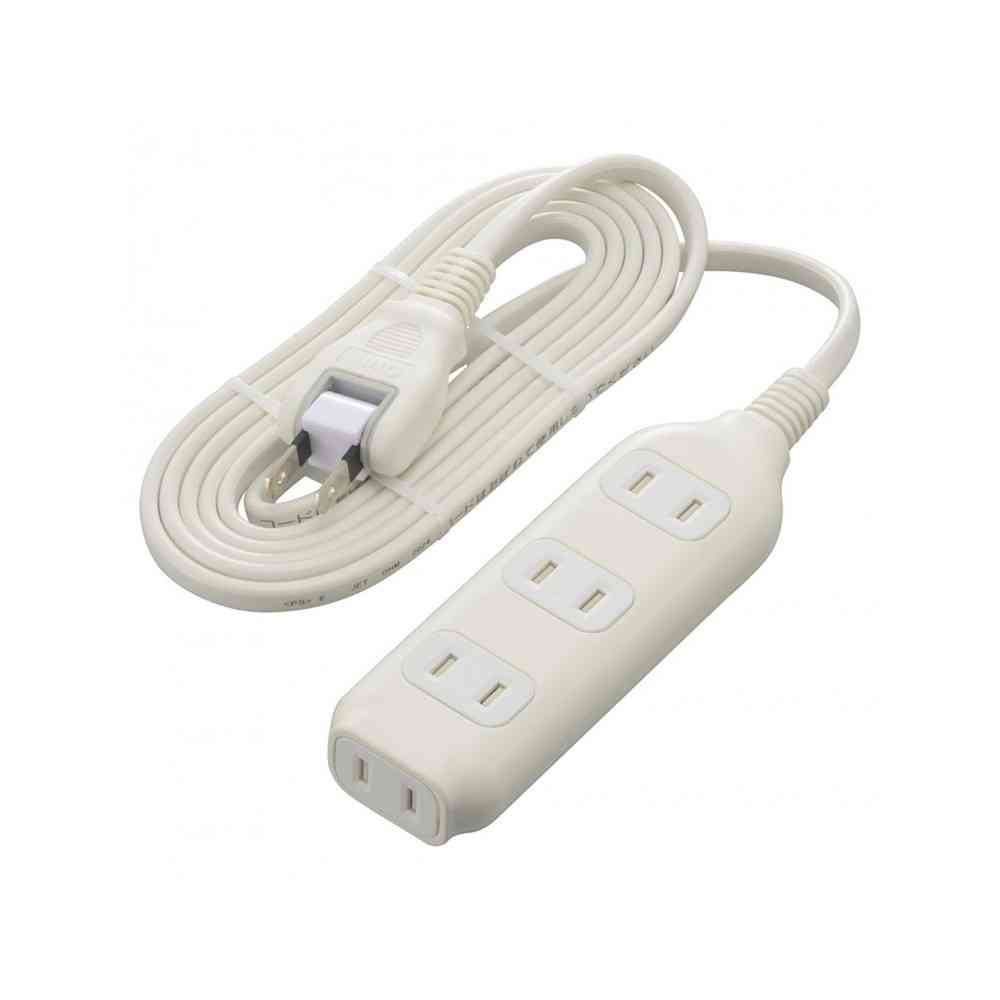 オーム電機 4個口タップ 2m HS-T42W22