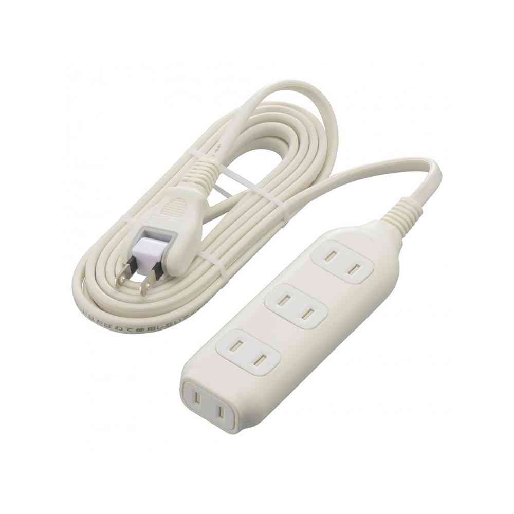 オーム電機 4個口タップ 3m HS-T43W22