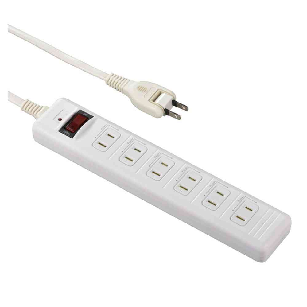 オーム電機 発煙ガード・スイッチ付タップ 6個口 5m HS-T65HJ3-W