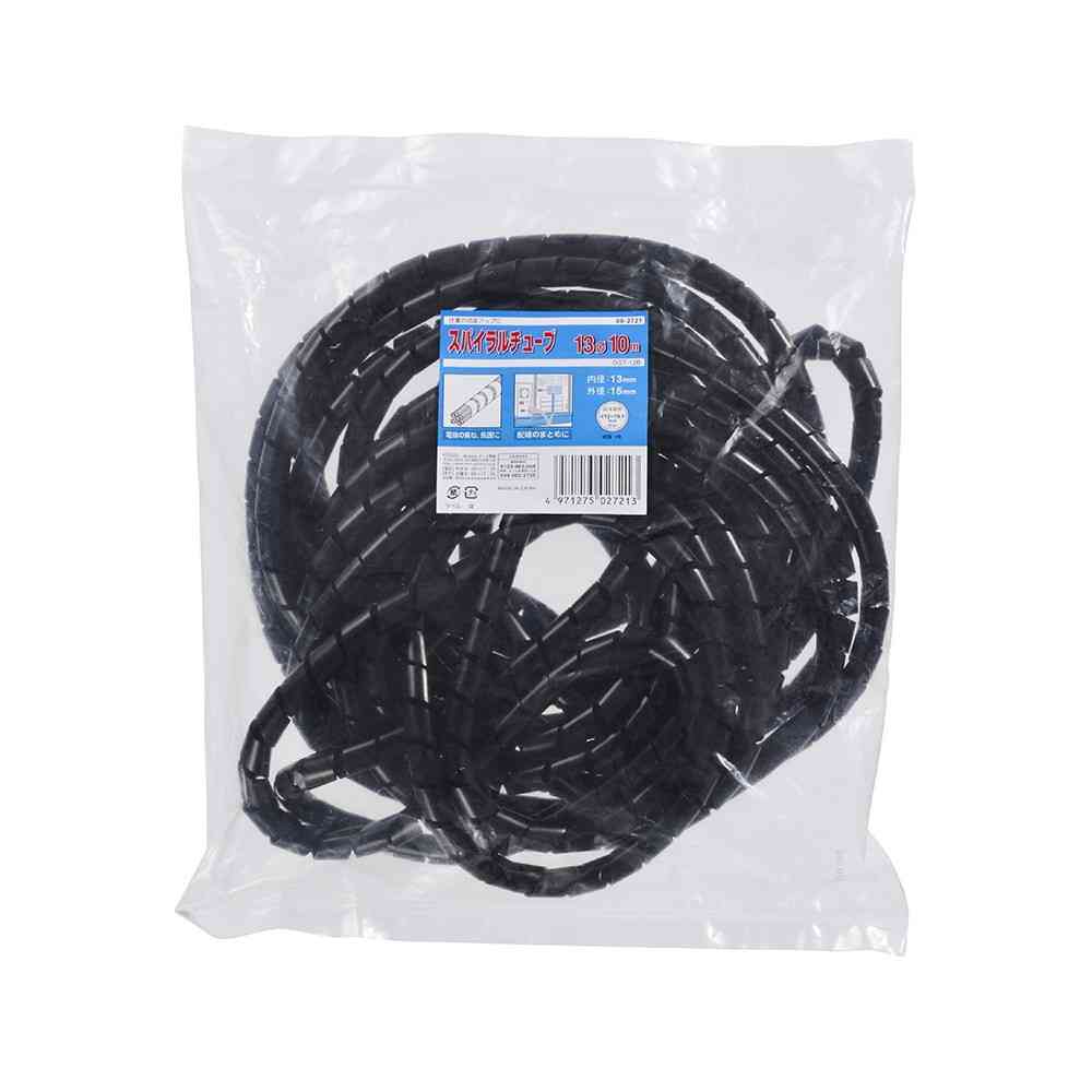 オーム電機 スパイラルチューブ  内径13mm 10m GST-12B